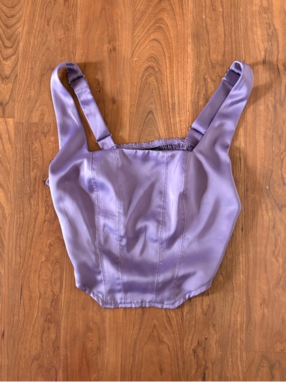 NEW Wild Fable Purple Satin Top